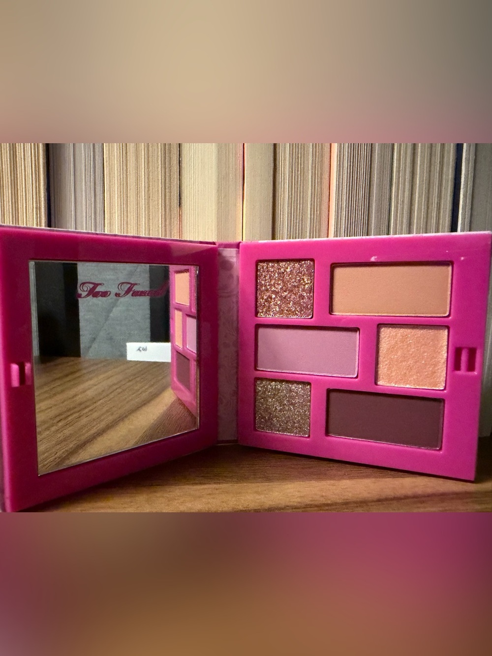 Too Faced Pink Mini Eyeshadow Palette with Shimmer & Matte Pinks